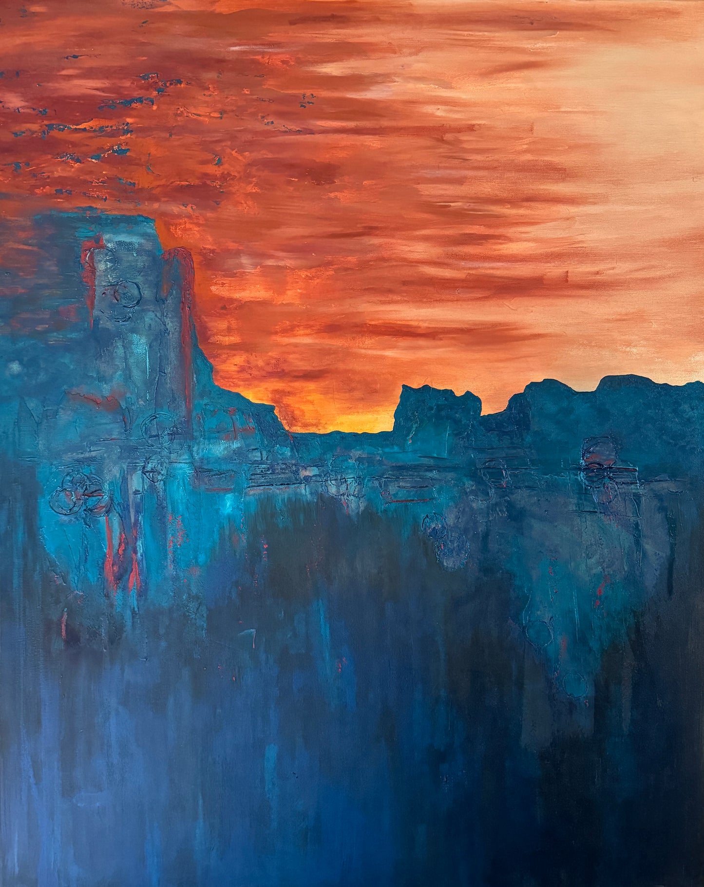 Ember Rising 48"x60"