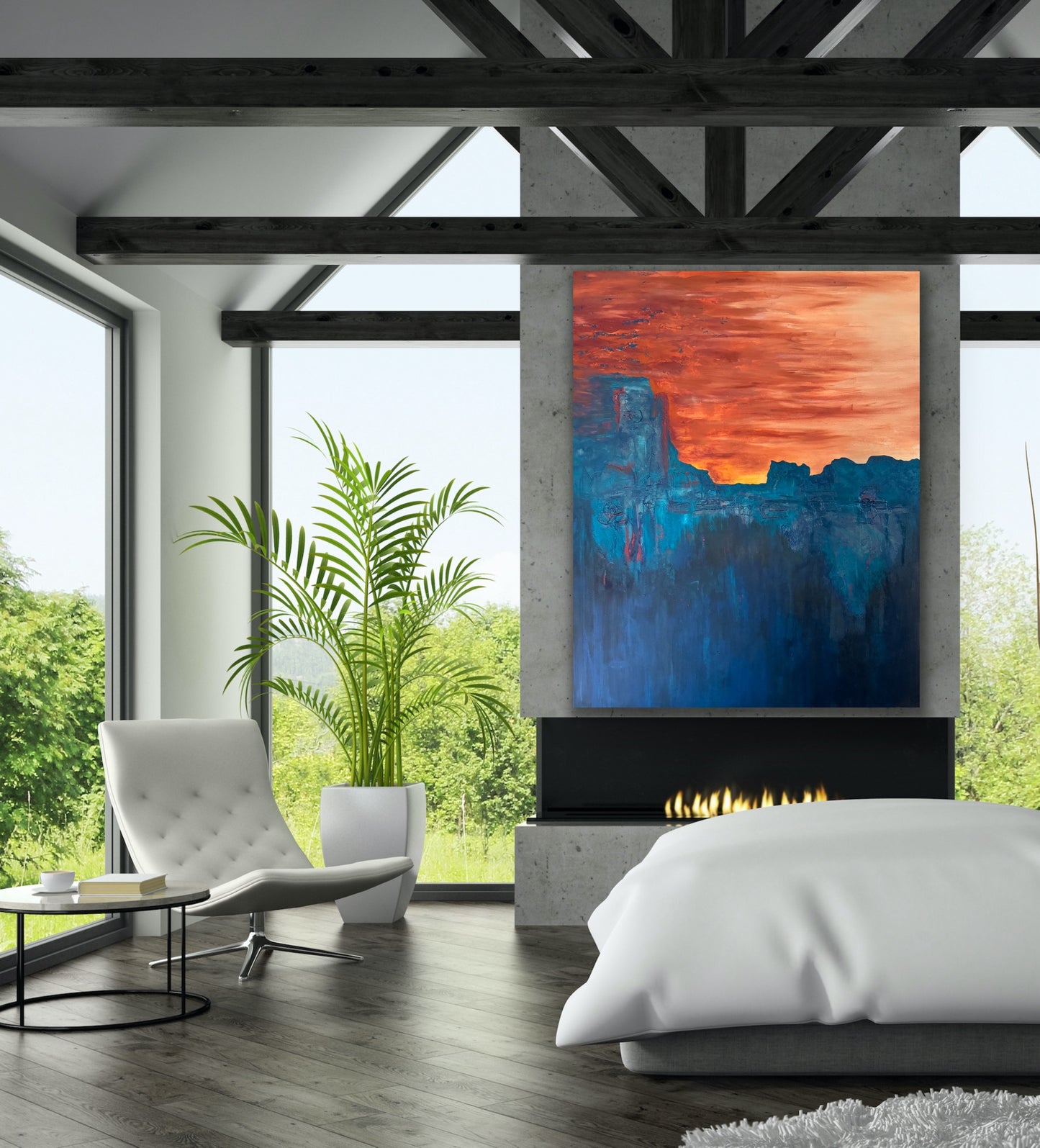 Ember Rising 48"x60"